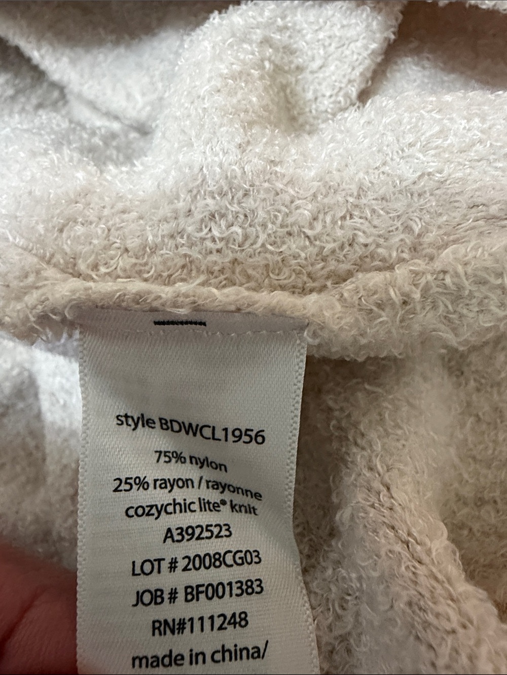NWT Barefoot Dreams Full Zip Jacket - Picture 6 of 6